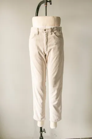 1970s Cords Corduroy Pants High Waist M