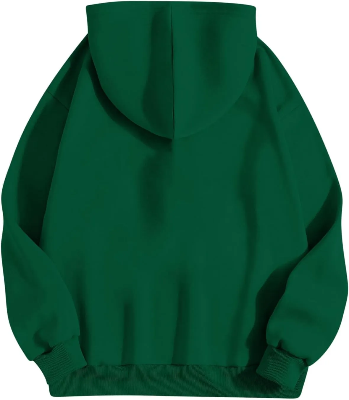 2024 Oversized Sweatshirt Hoodies for Women Trendy Loose Fit Solid Color Crop Pullover Sweatshirts with Pockets