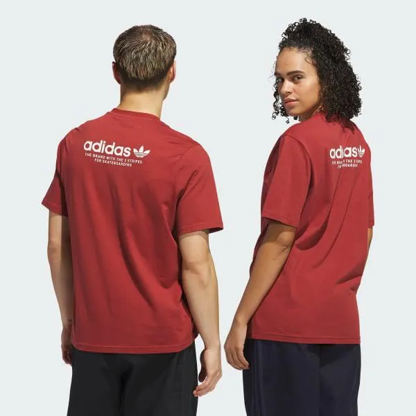 Adidas 4.0 Logo Tee Gender Neutral Preloved Ruby