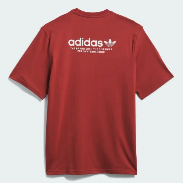 Adidas 4.0 Logo Tee Gender Neutral Preloved Ruby