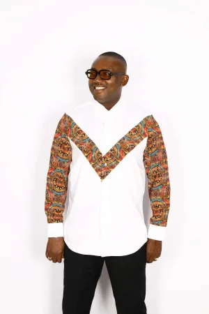 African Crocodile Print shirt