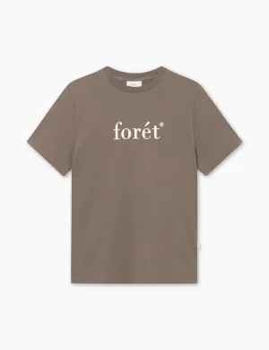 AMBER T-SHIRT - COLD BROWN/CLOUD