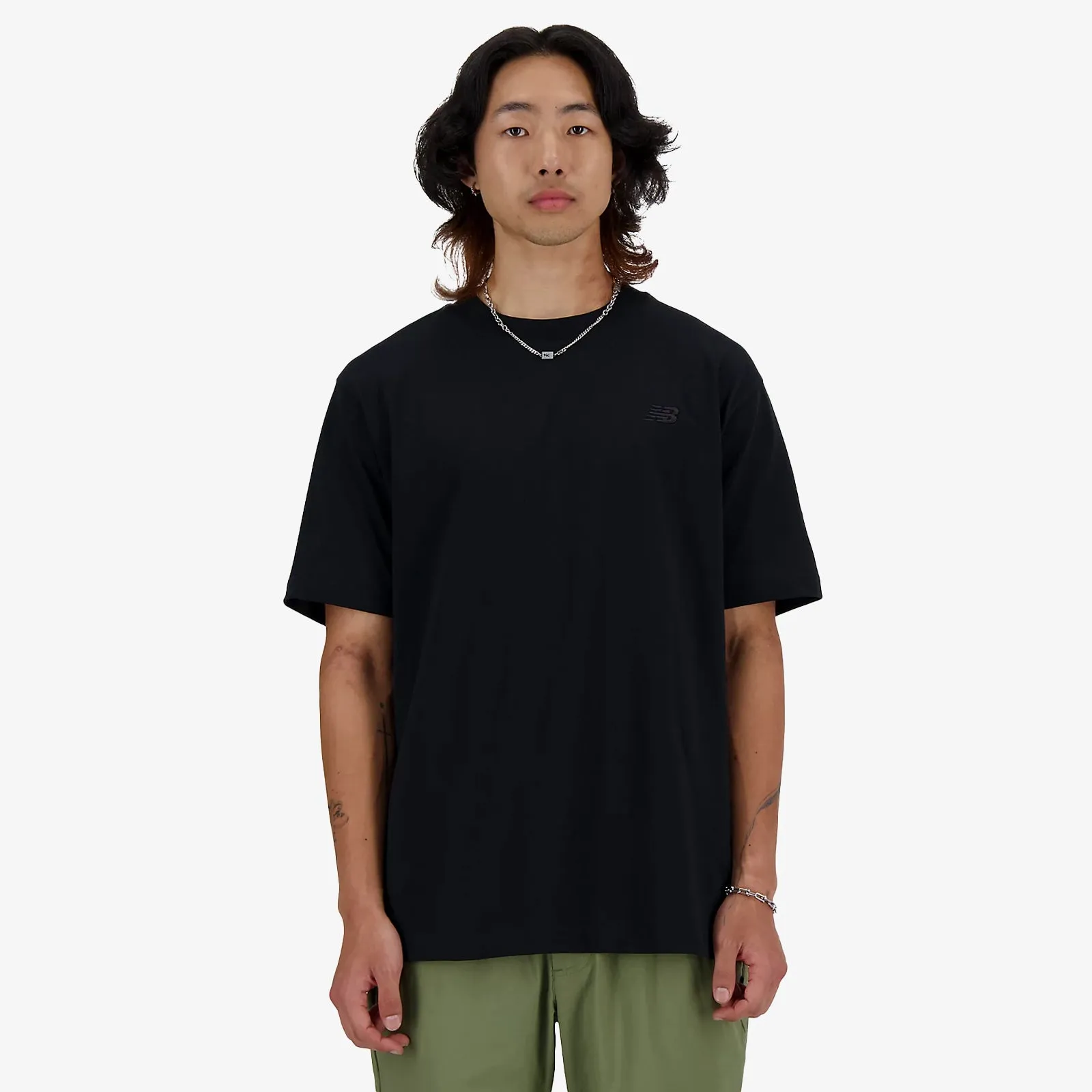Athletics Cotton T-Shirt - Black