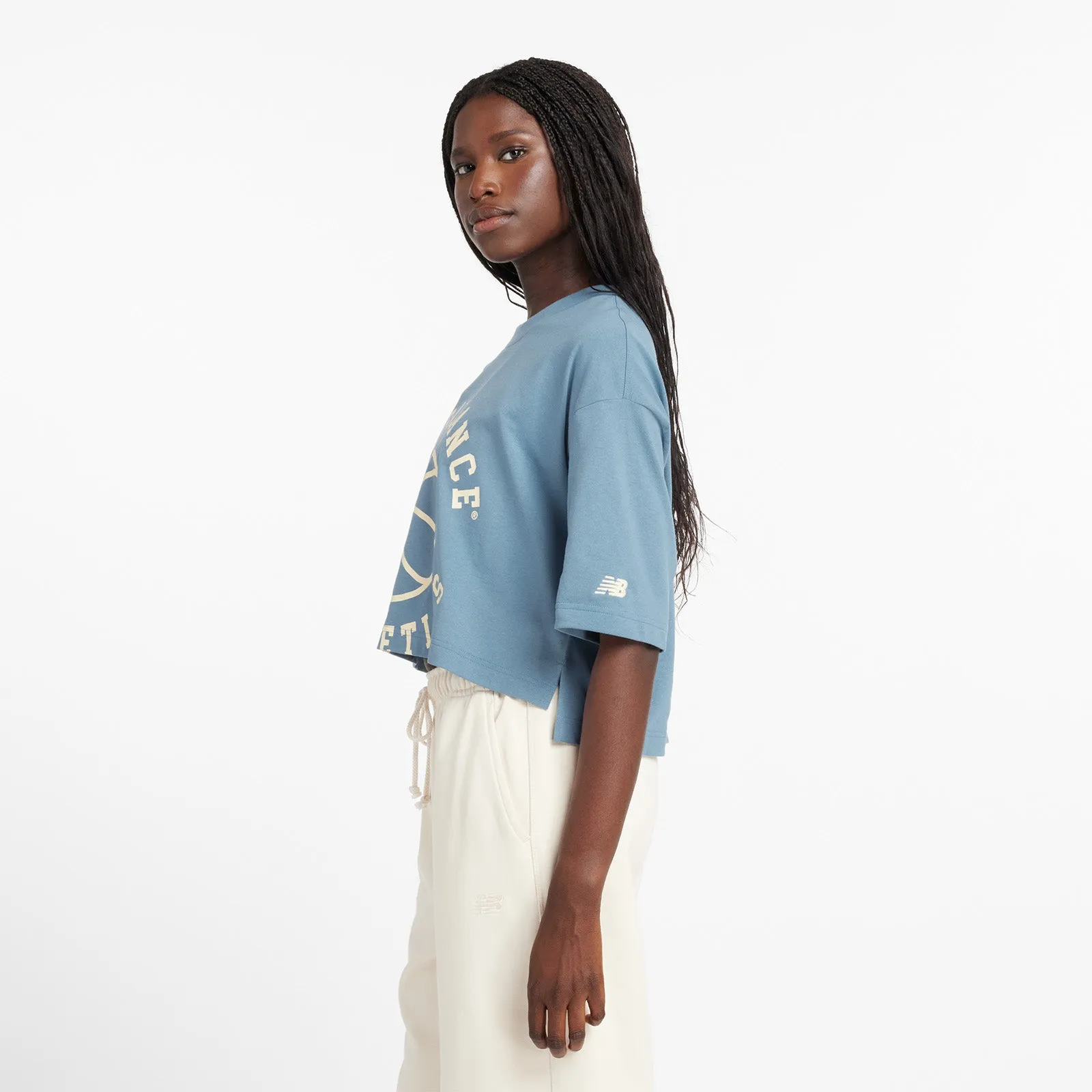 Athletics Oversized League Women's T-Shirt - Heron Blue