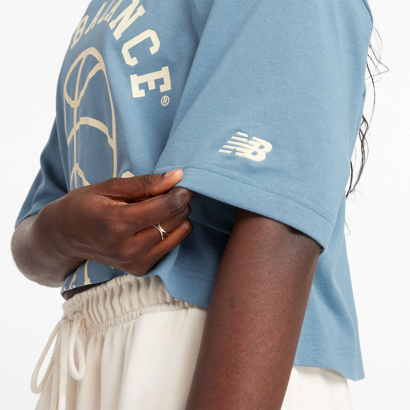 Athletics Oversized League Women's T-Shirt - Heron Blue