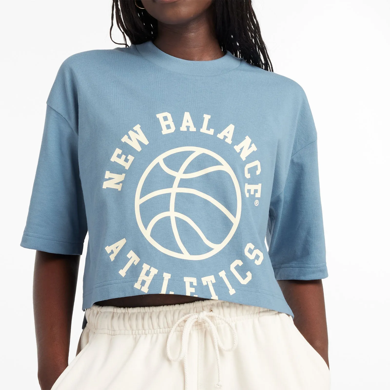 Athletics Oversized League Women's T-Shirt - Heron Blue