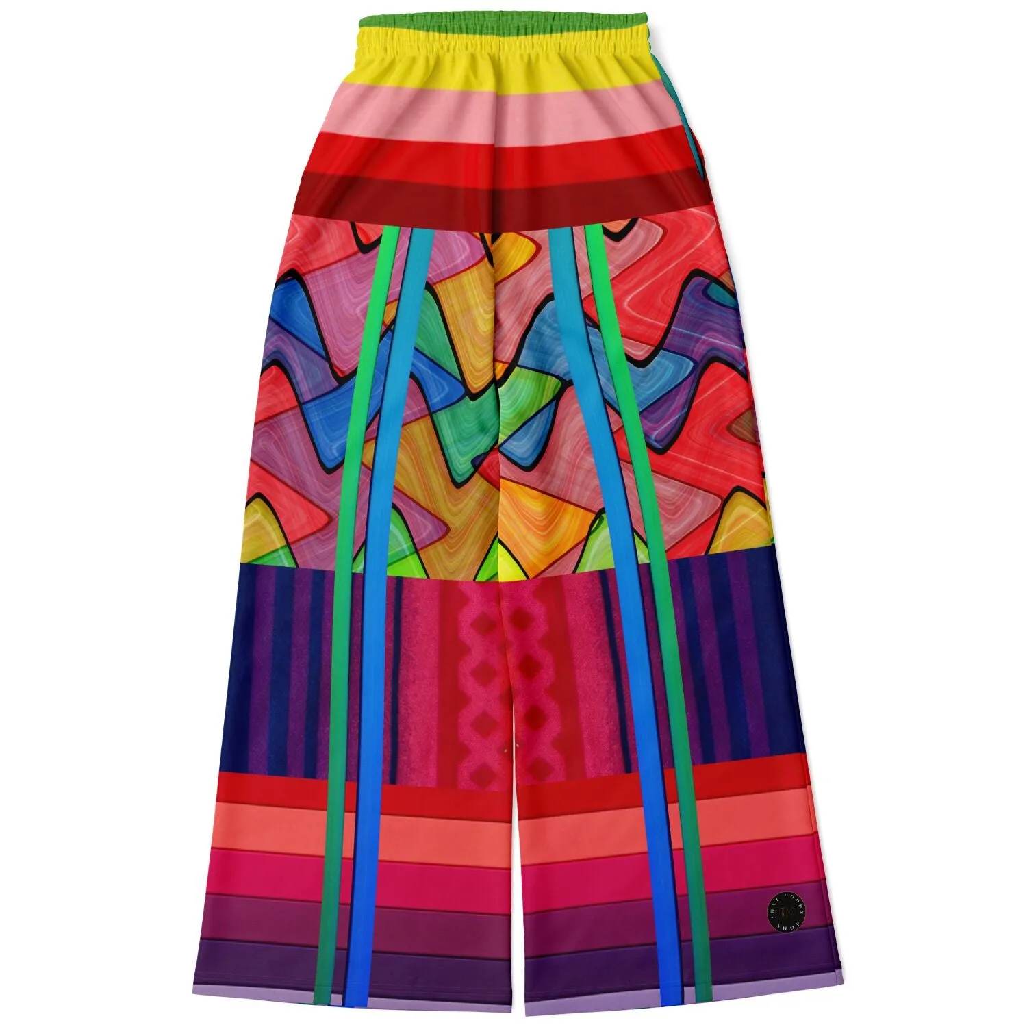 Atomic Rainbow Eco-Poly Wide Leg Pants