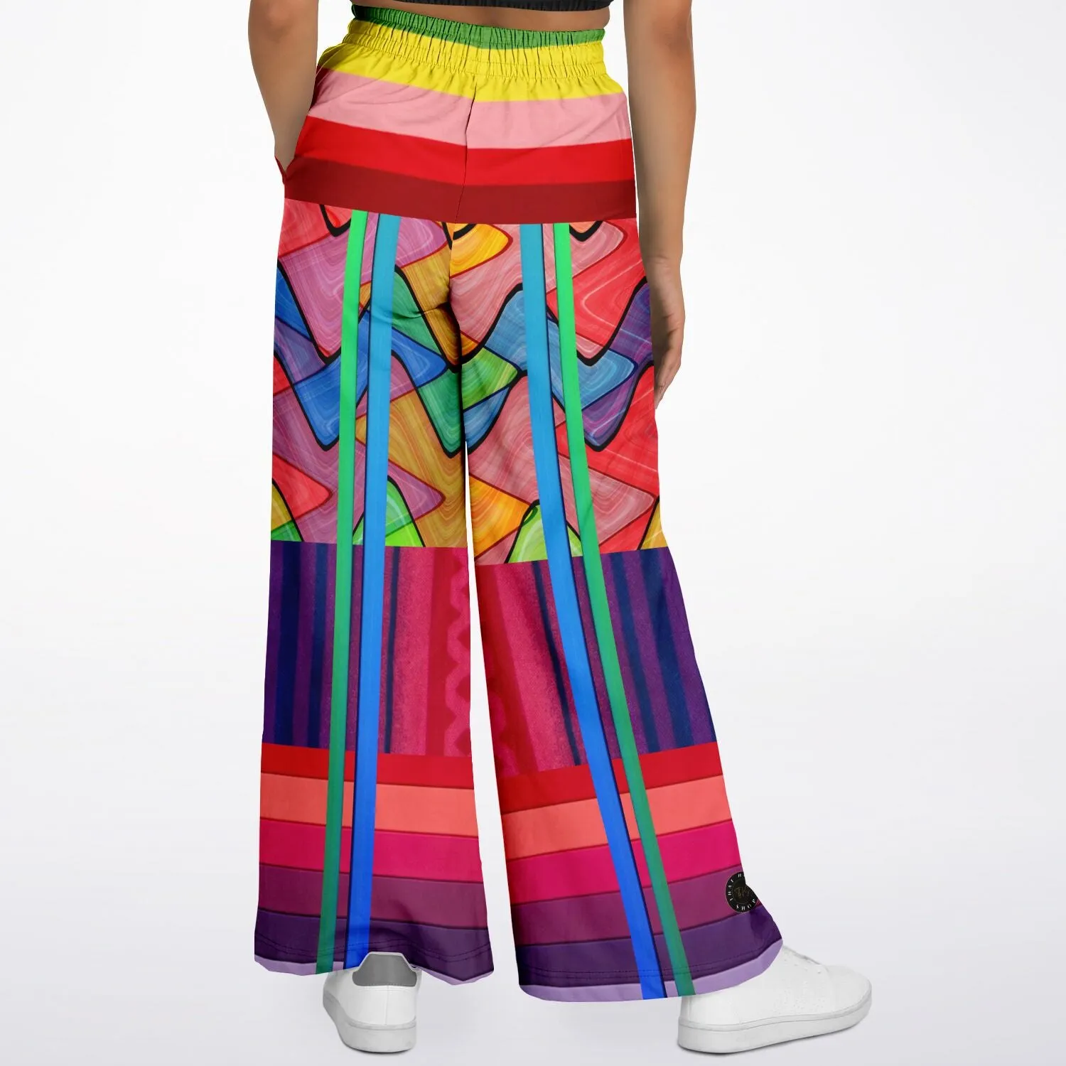 Atomic Rainbow Eco-Poly Wide Leg Pants
