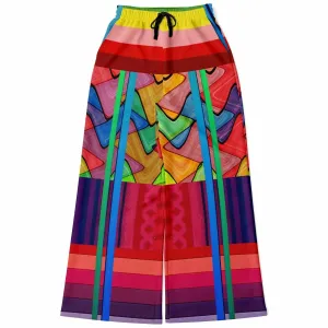 Atomic Rainbow Eco-Poly Wide Leg Pants