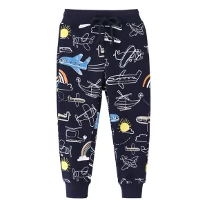 Baby Boy Animal All-Season Drawstring Pants