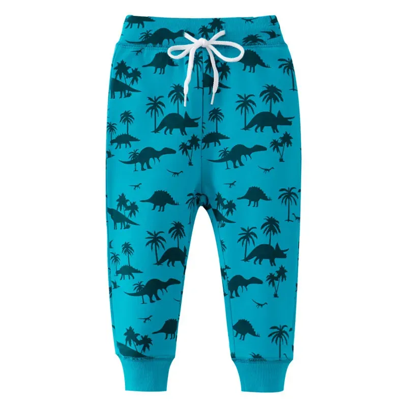 Baby Boy Animal All-Season Drawstring Pants