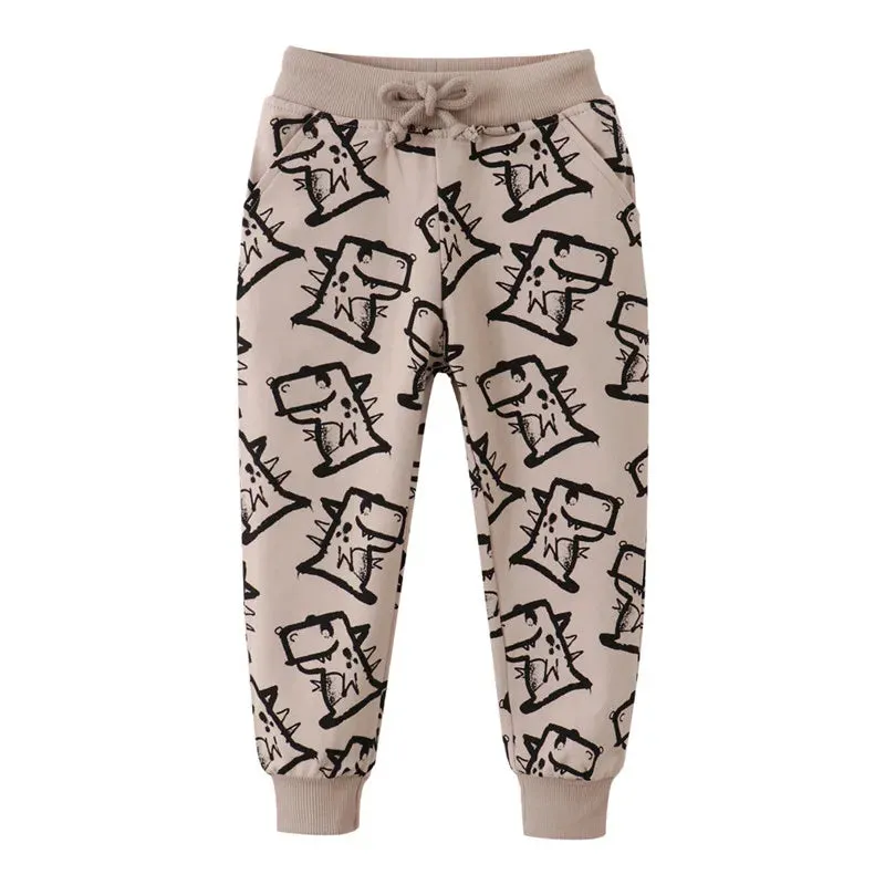 Baby Boy Animal All-Season Drawstring Pants