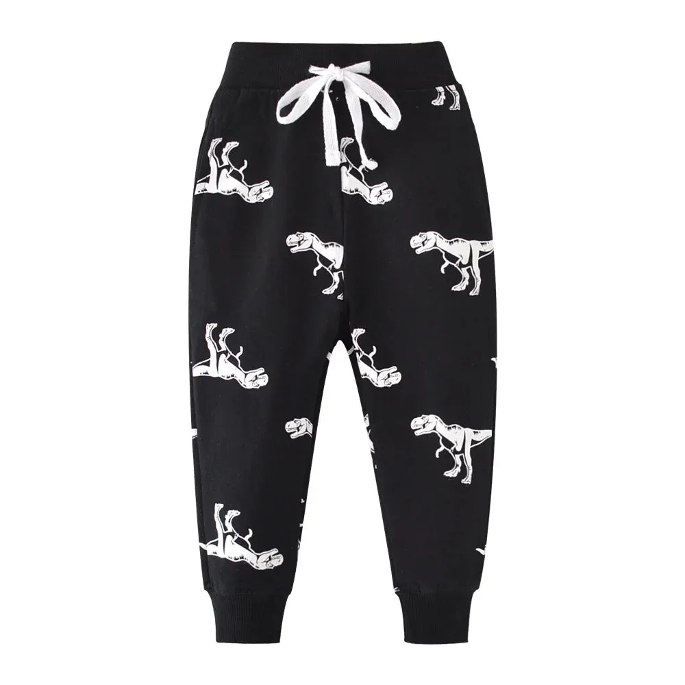 Baby Boy Animal All-Season Drawstring Pants