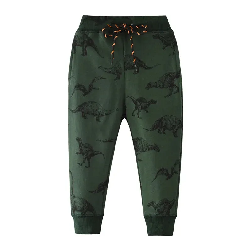 Baby Boy Animal All-Season Drawstring Pants