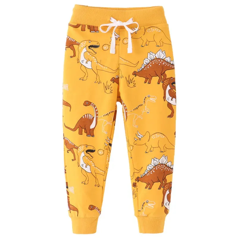 Baby Boy Animal All-Season Drawstring Pants