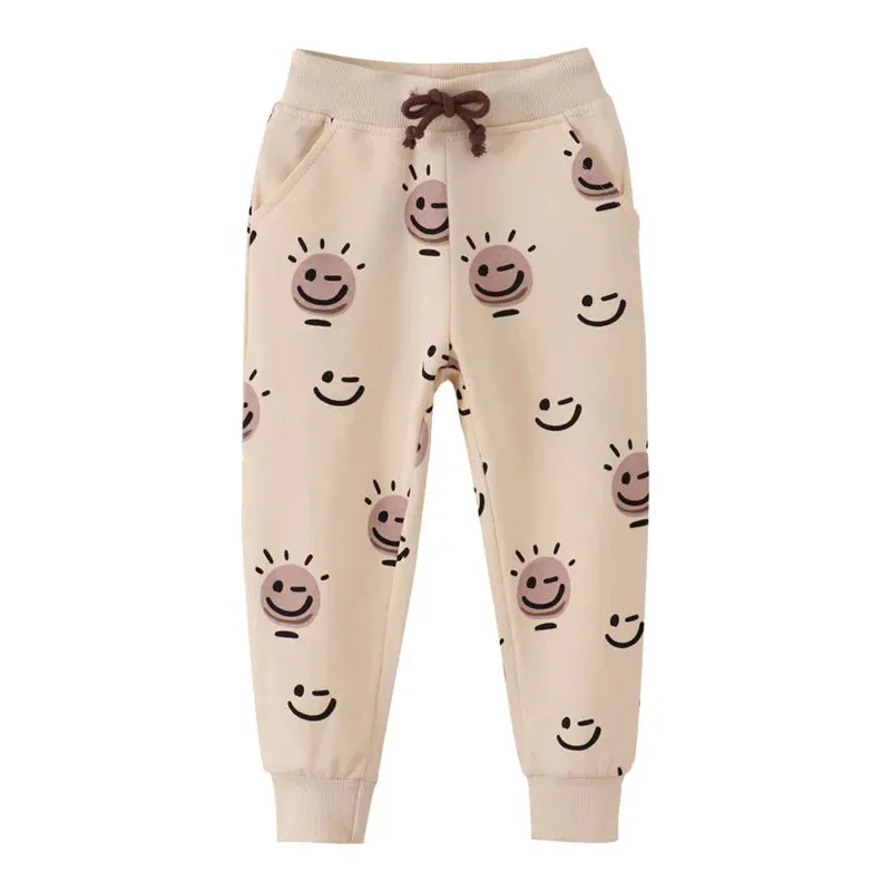 Baby Boy Animal All-Season Drawstring Pants