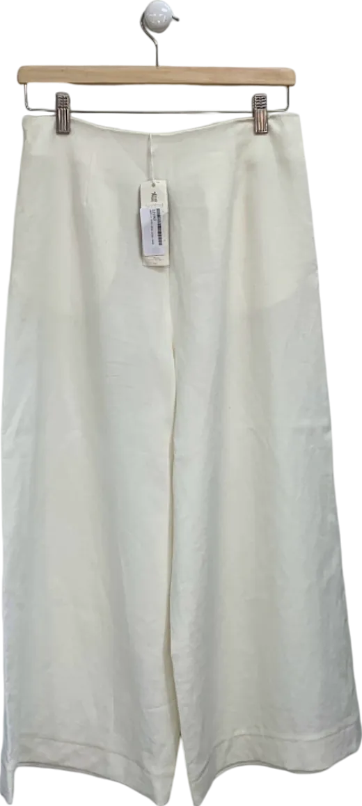 Bamford White Wide Leg Pant UK M