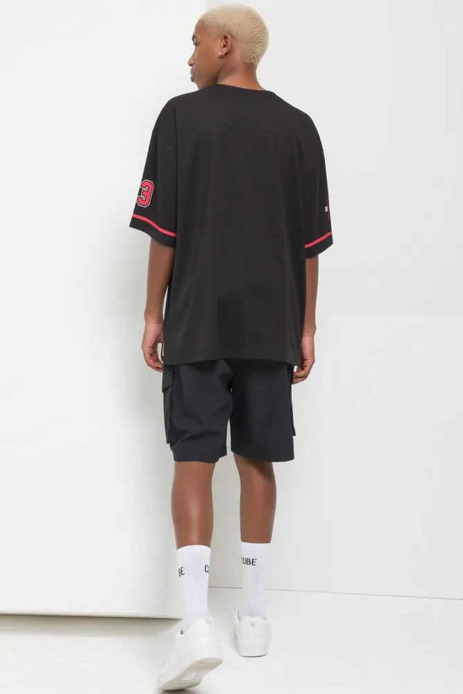 Baseball Shirt Black