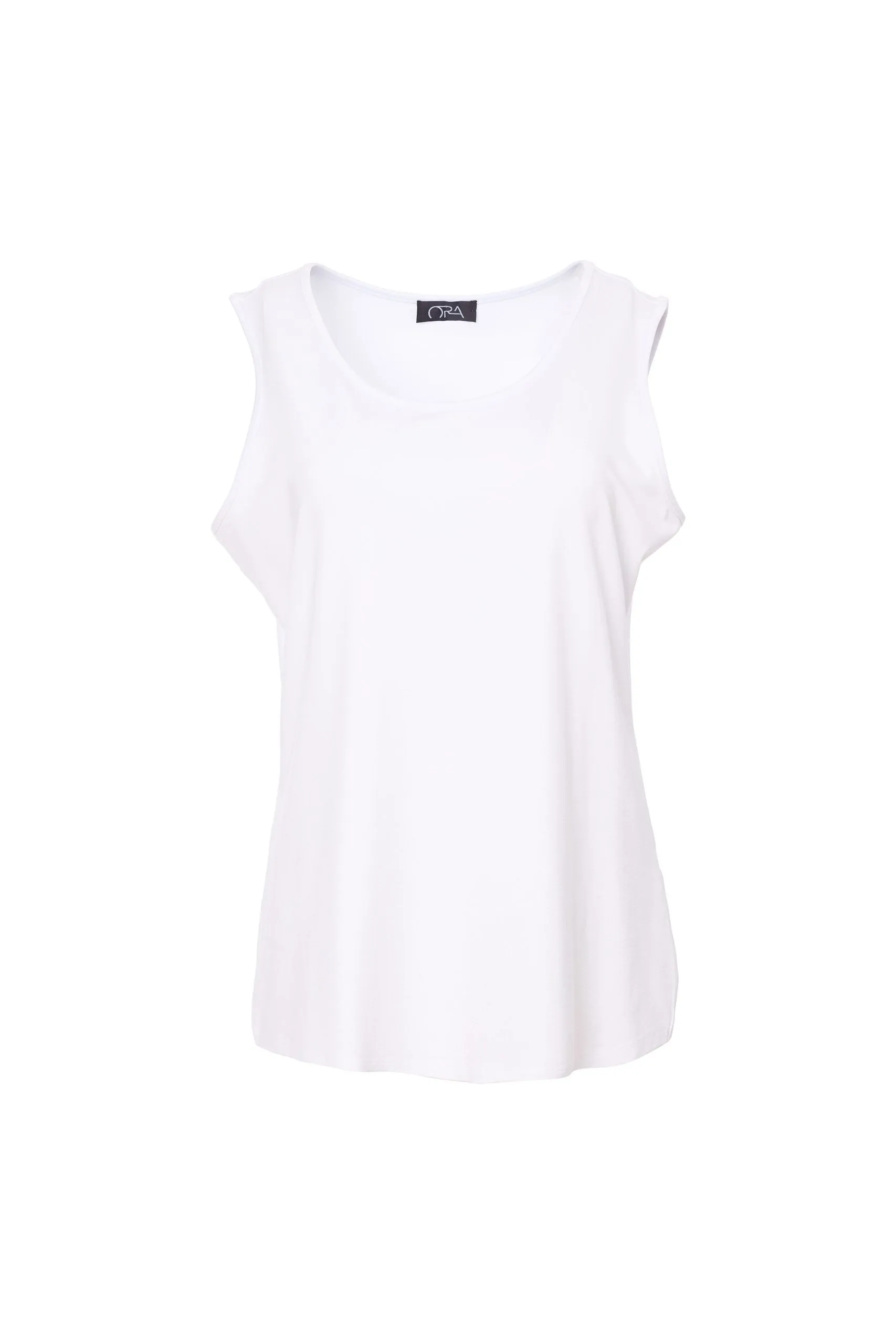 Basic White Sleeveless Top