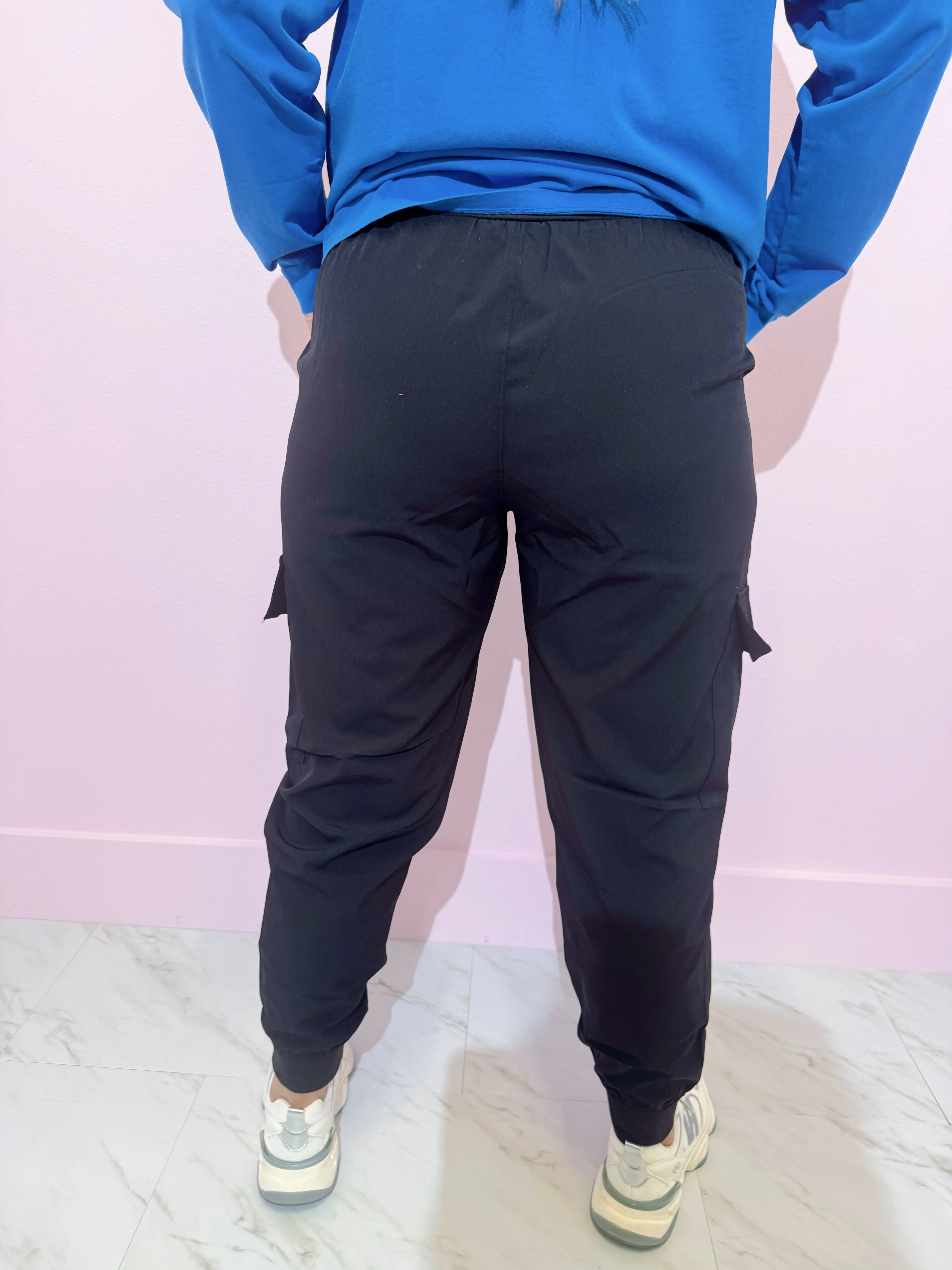 Black Lightweight Active Joggers