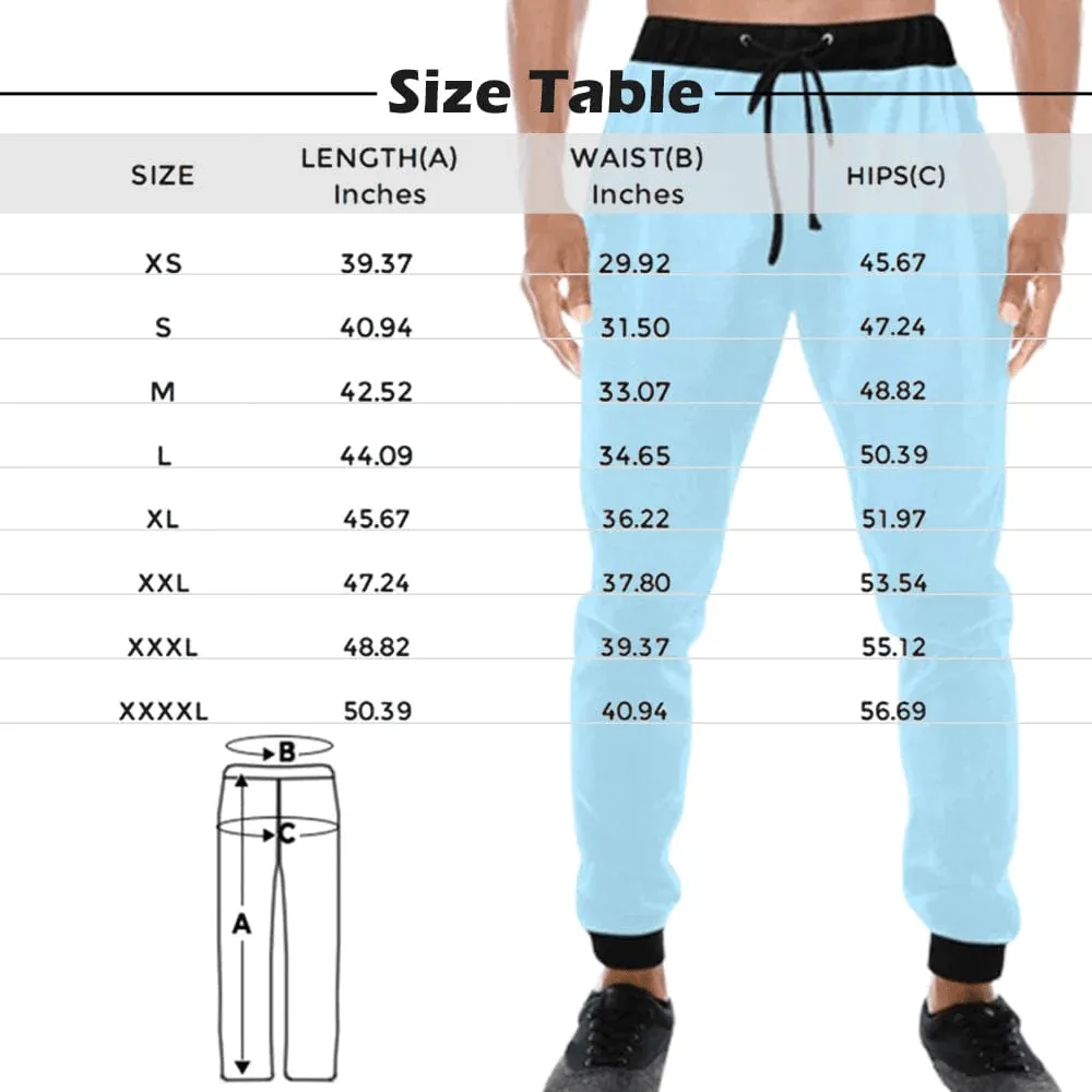 Custom Seamless Face Sweatpants Couple Matching Personalized Casual Sweatpants