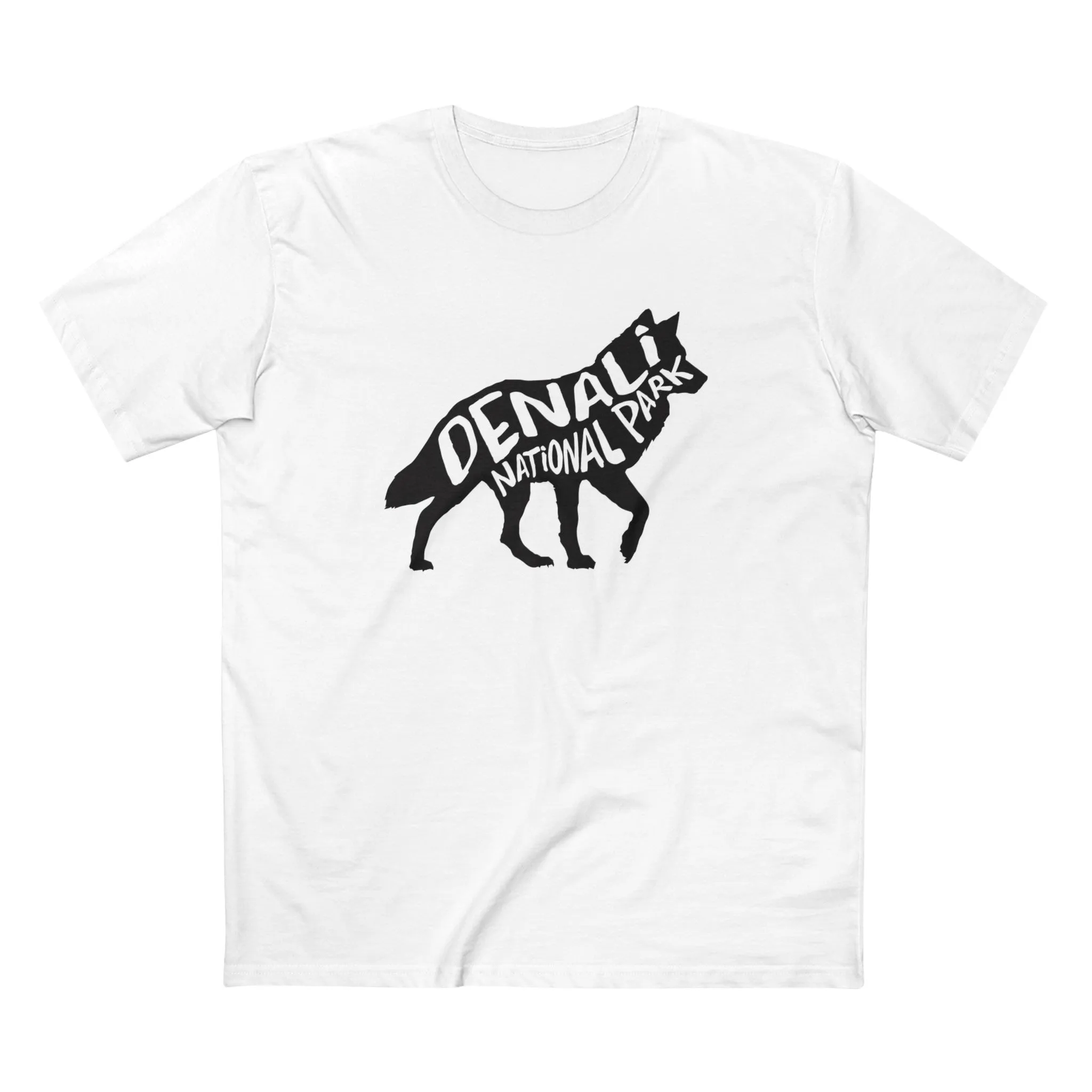 Denali National Park T-Shirt - Gray Wolf
