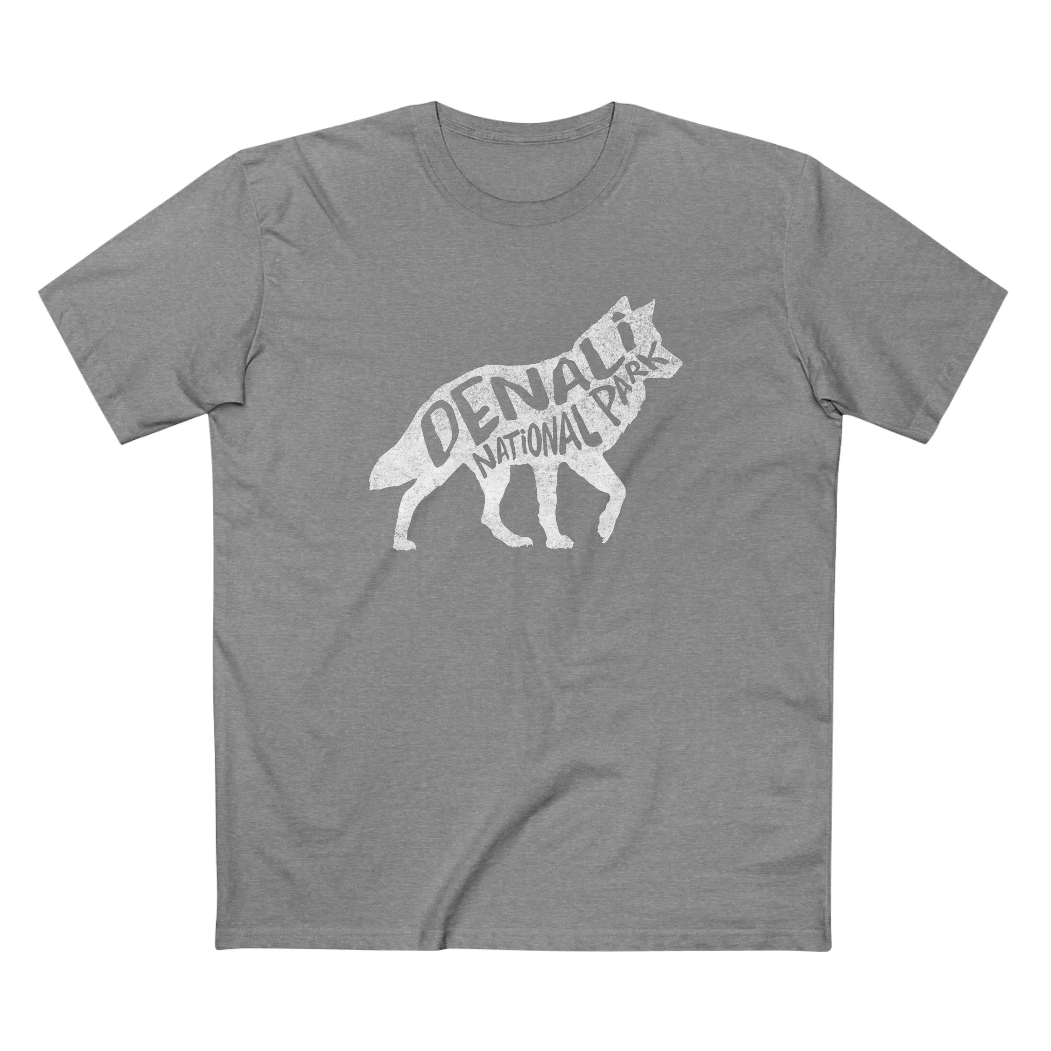 Denali National Park T-Shirt - Gray Wolf