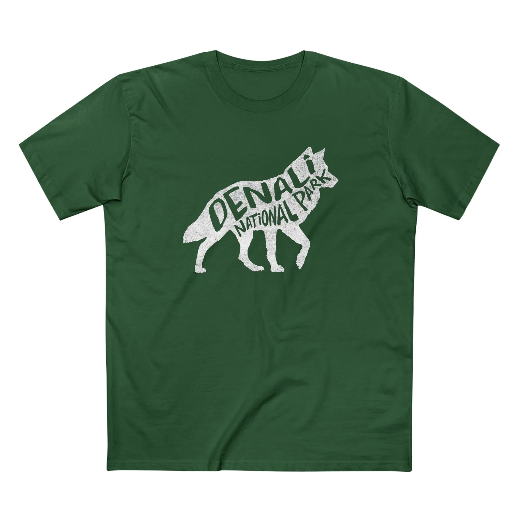 Denali National Park T-Shirt - Gray Wolf