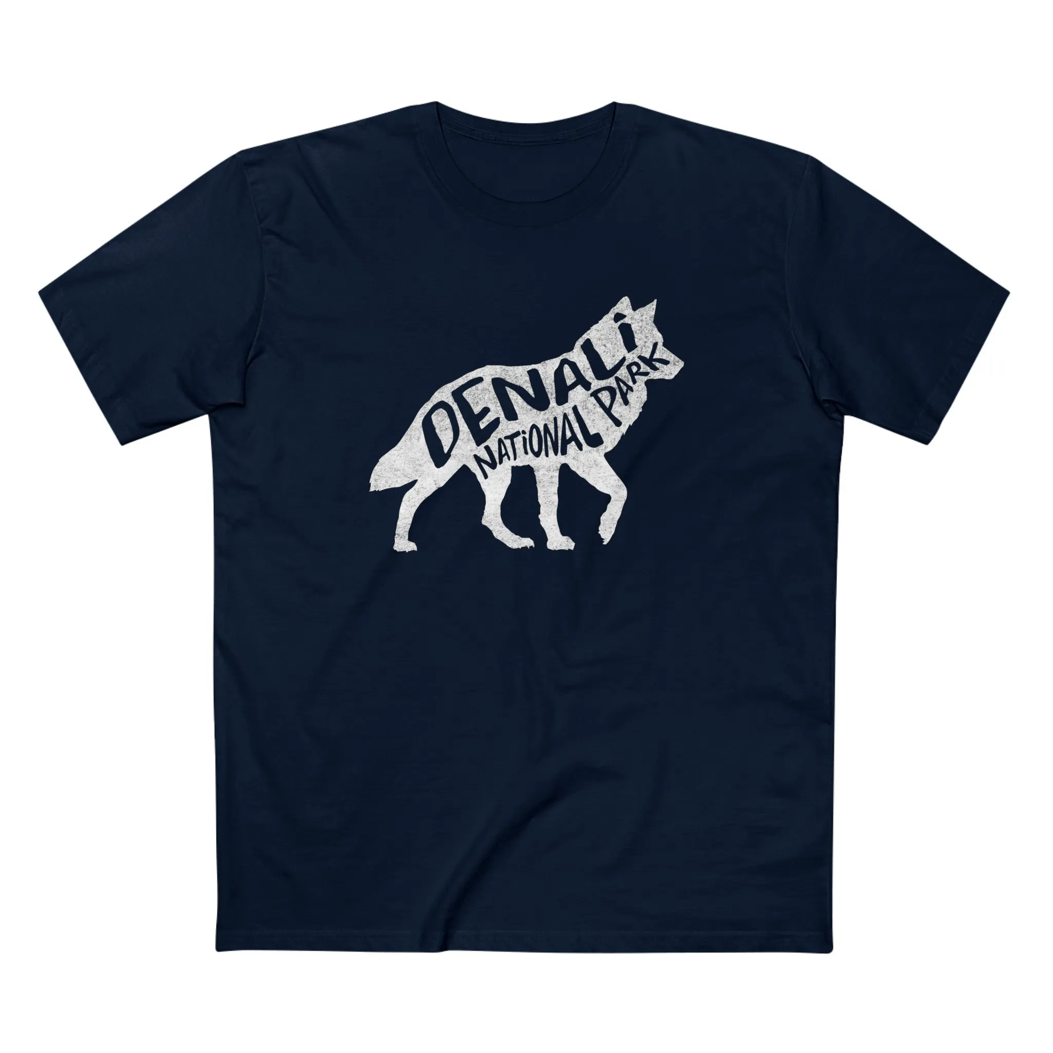 Denali National Park T-Shirt - Gray Wolf