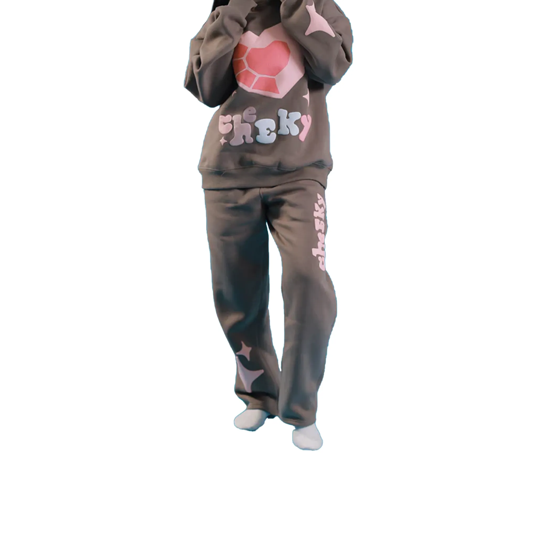 EK Collection Cheeky Jogger Pants Brown (FW24)