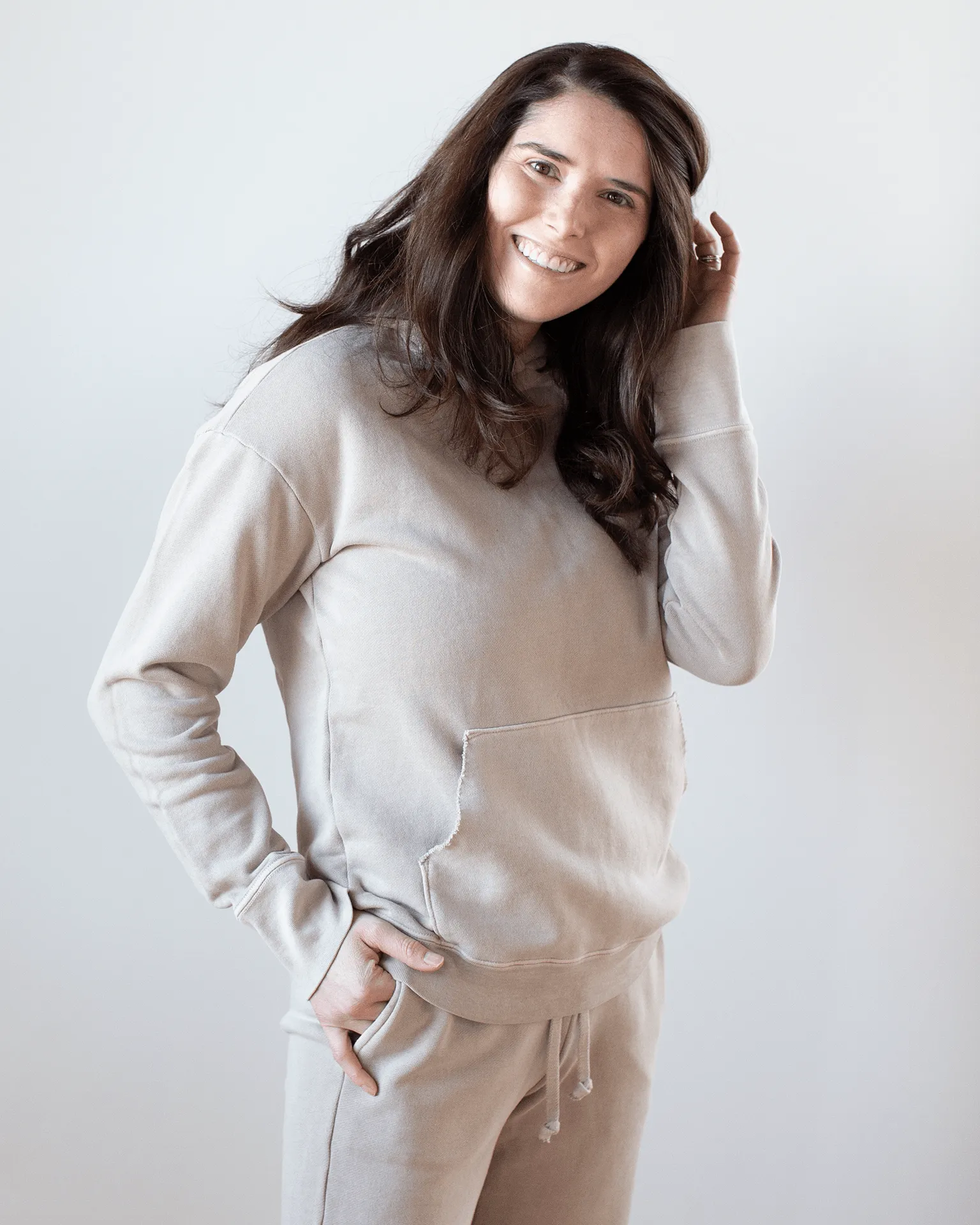 Ellis Relaxed Hoody in Sable