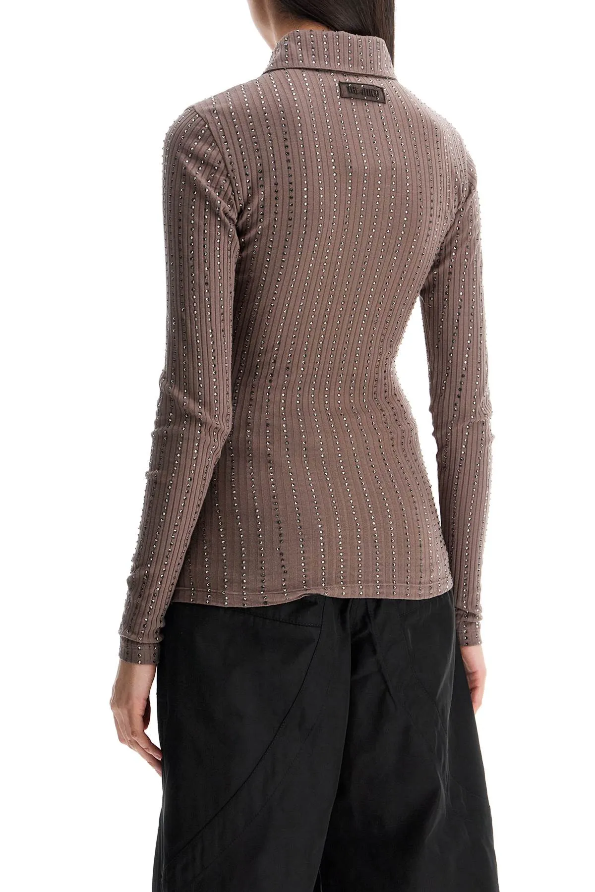 faded mud long sleeve vertical striped t-shirt