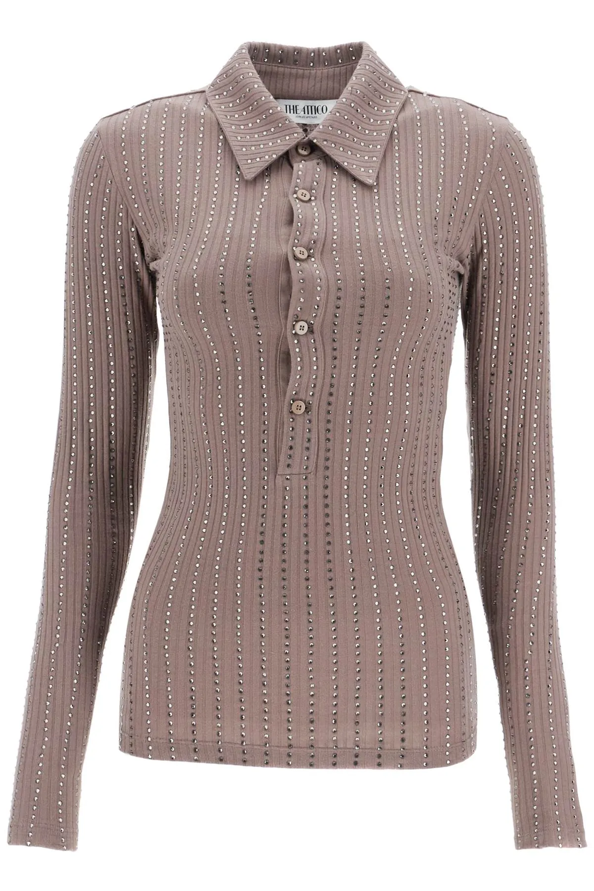 faded mud long sleeve vertical striped t-shirt