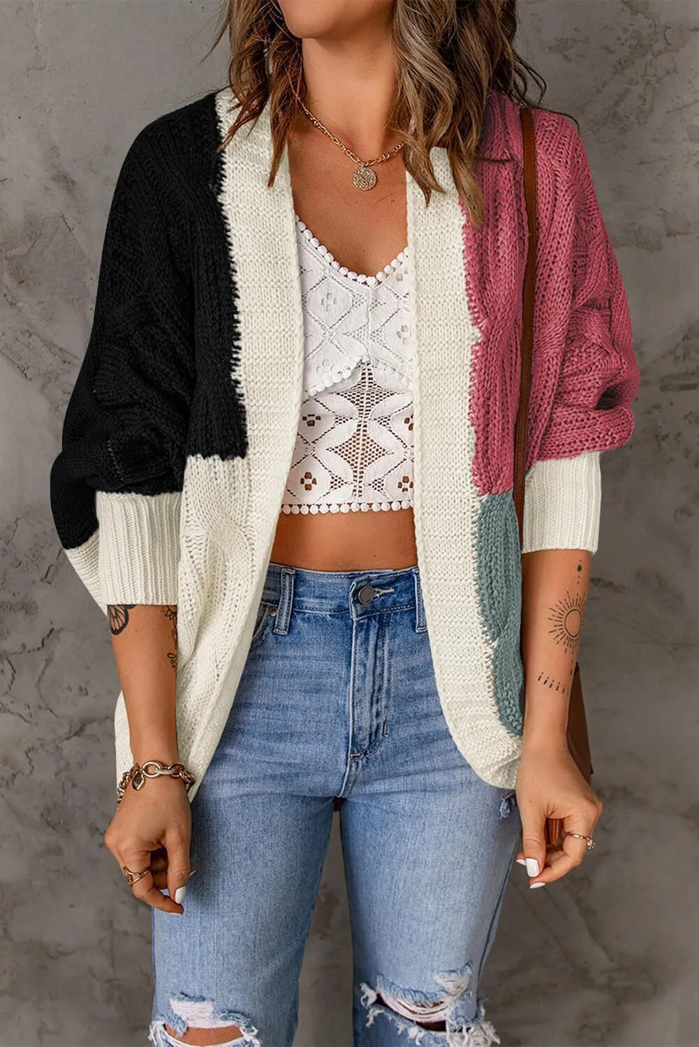 Fancy Batwing Sleeve Cardigan