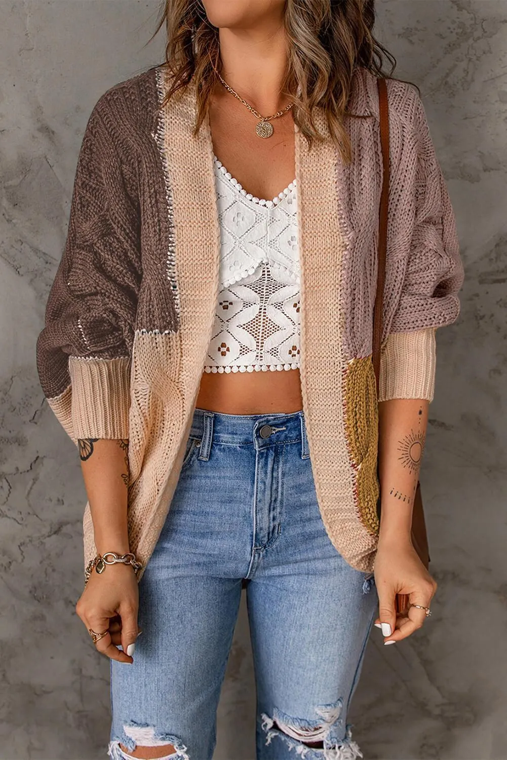 Fancy Batwing Sleeve Cardigan