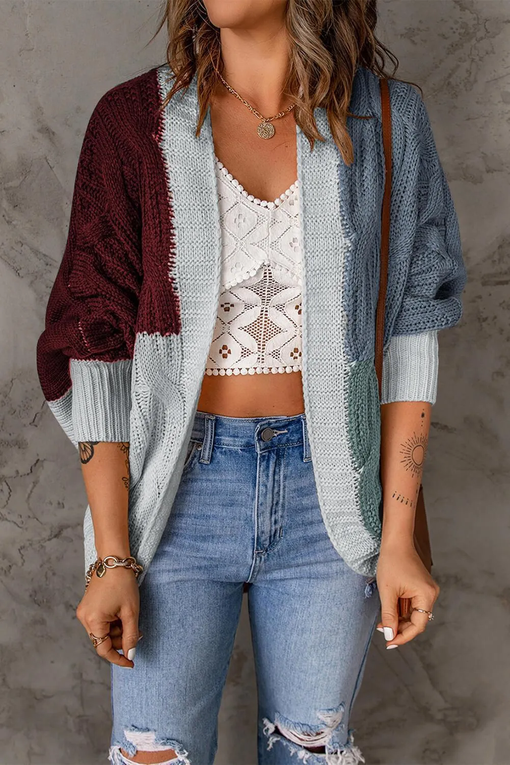 Fancy Batwing Sleeve Cardigan