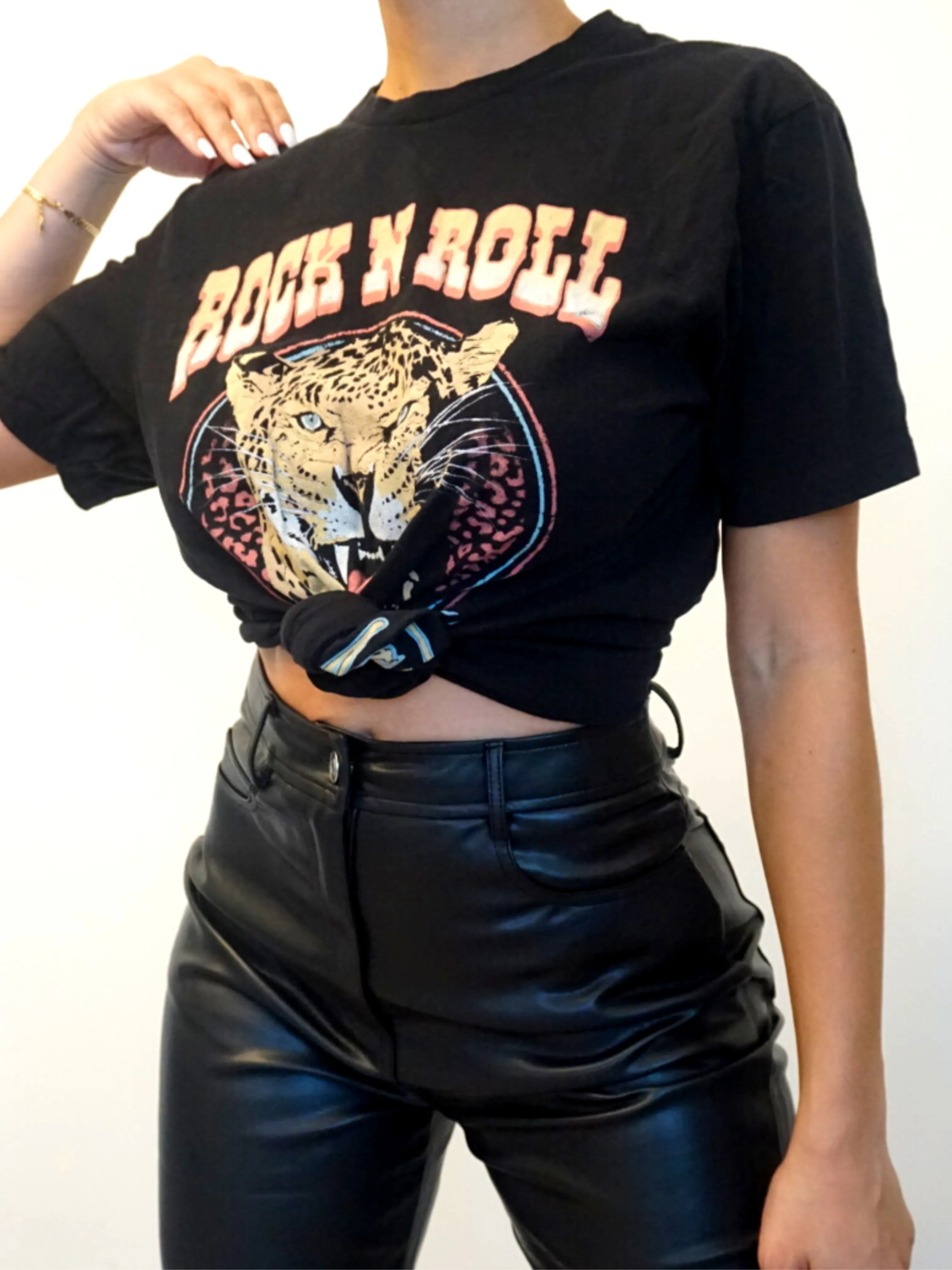 Faux Leather Pants