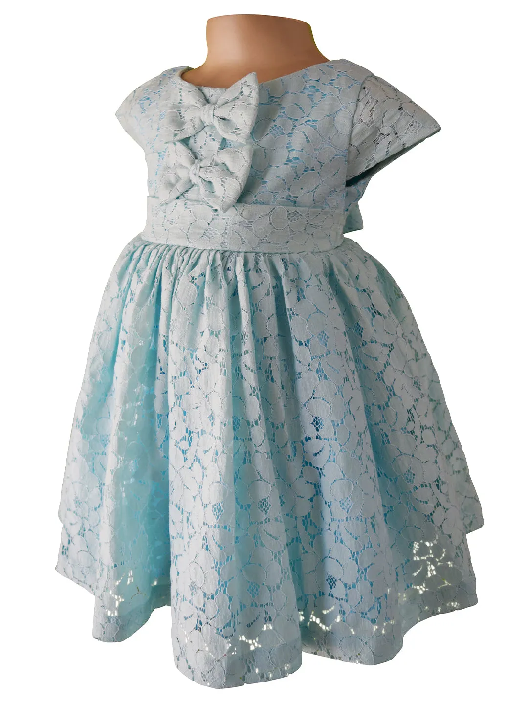 Faye Blue Lace Dress