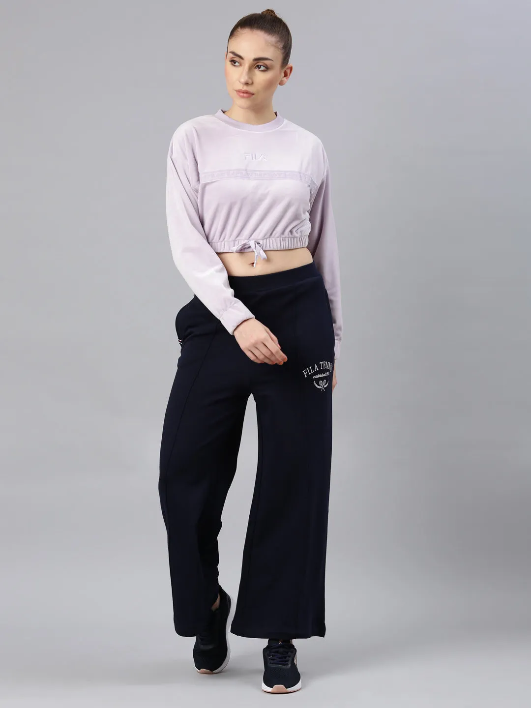 FILA Adults-Women Navy Track Pants