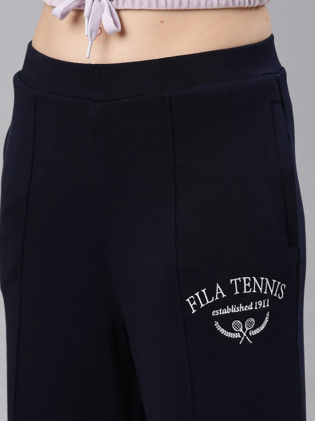 FILA Adults-Women Navy Track Pants