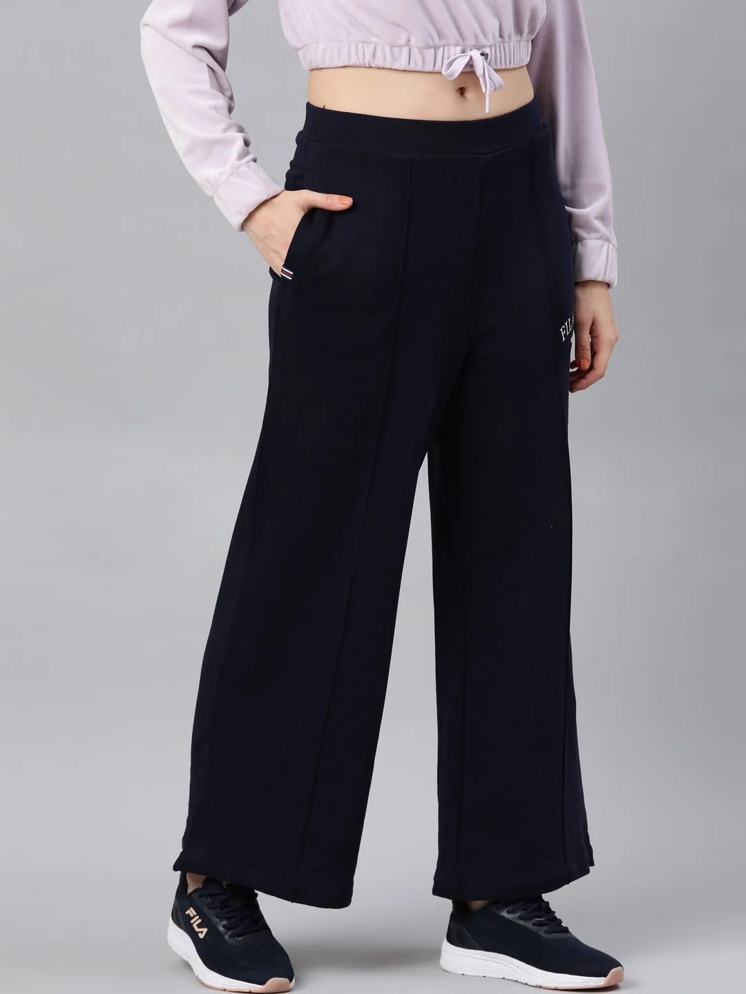 FILA Adults-Women Navy Track Pants
