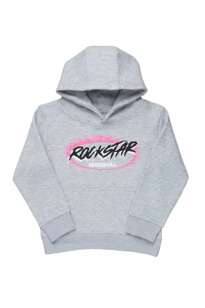 Girls Izzy Grey Graphic Hoodie