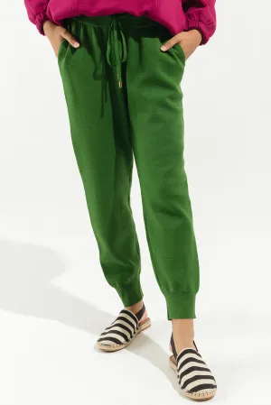 GREEN SWEATER JOGGER PANTS
