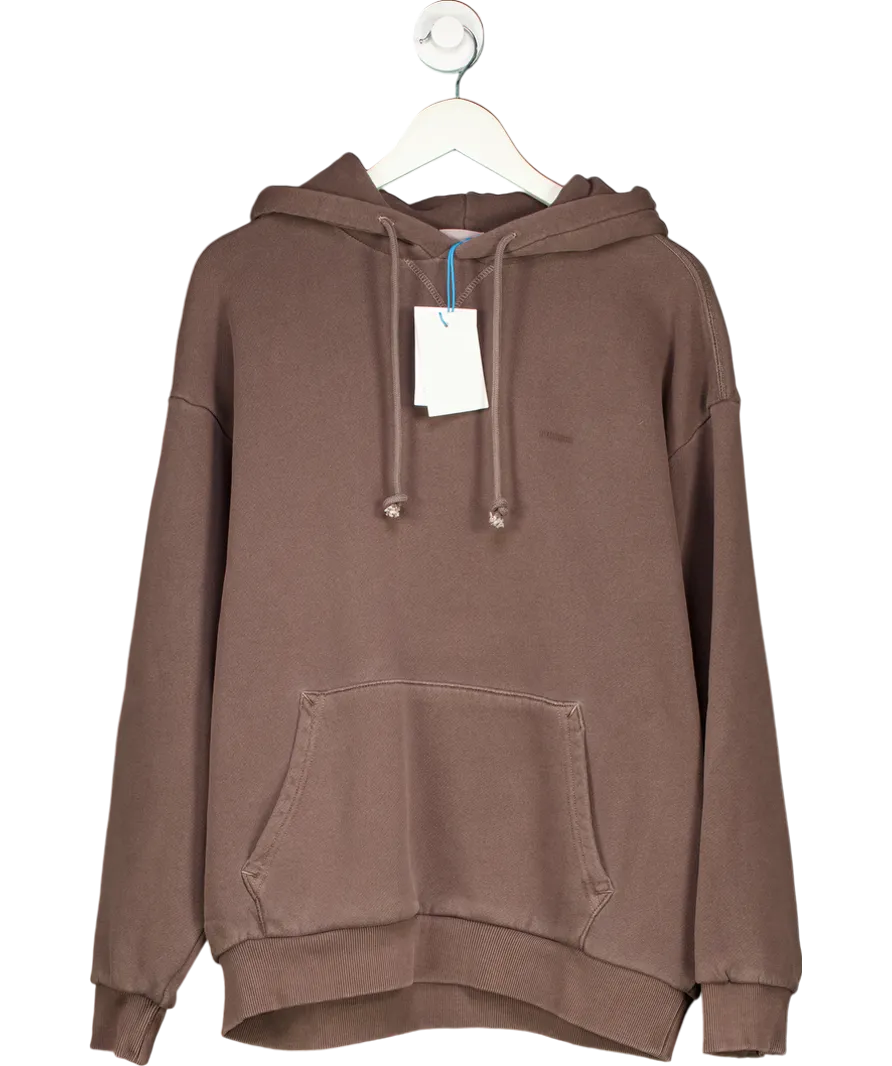 gymshark Brown Everywear Relaxed Hoodie UK M