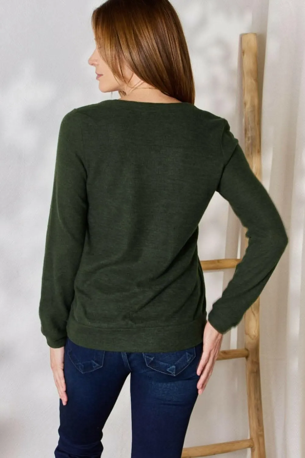 Hailey & Co Plus Size Colorblock Blouse