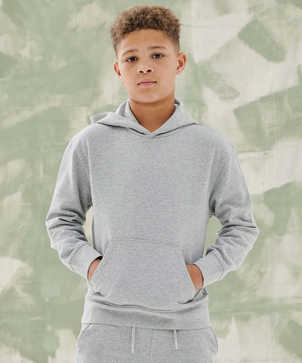 Heather Grey - Kids sustainable fashion hoodie