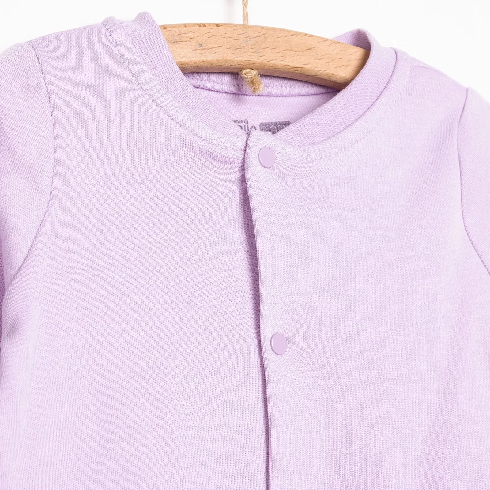 HelloBaby Basic Rib Cardigan - Purple