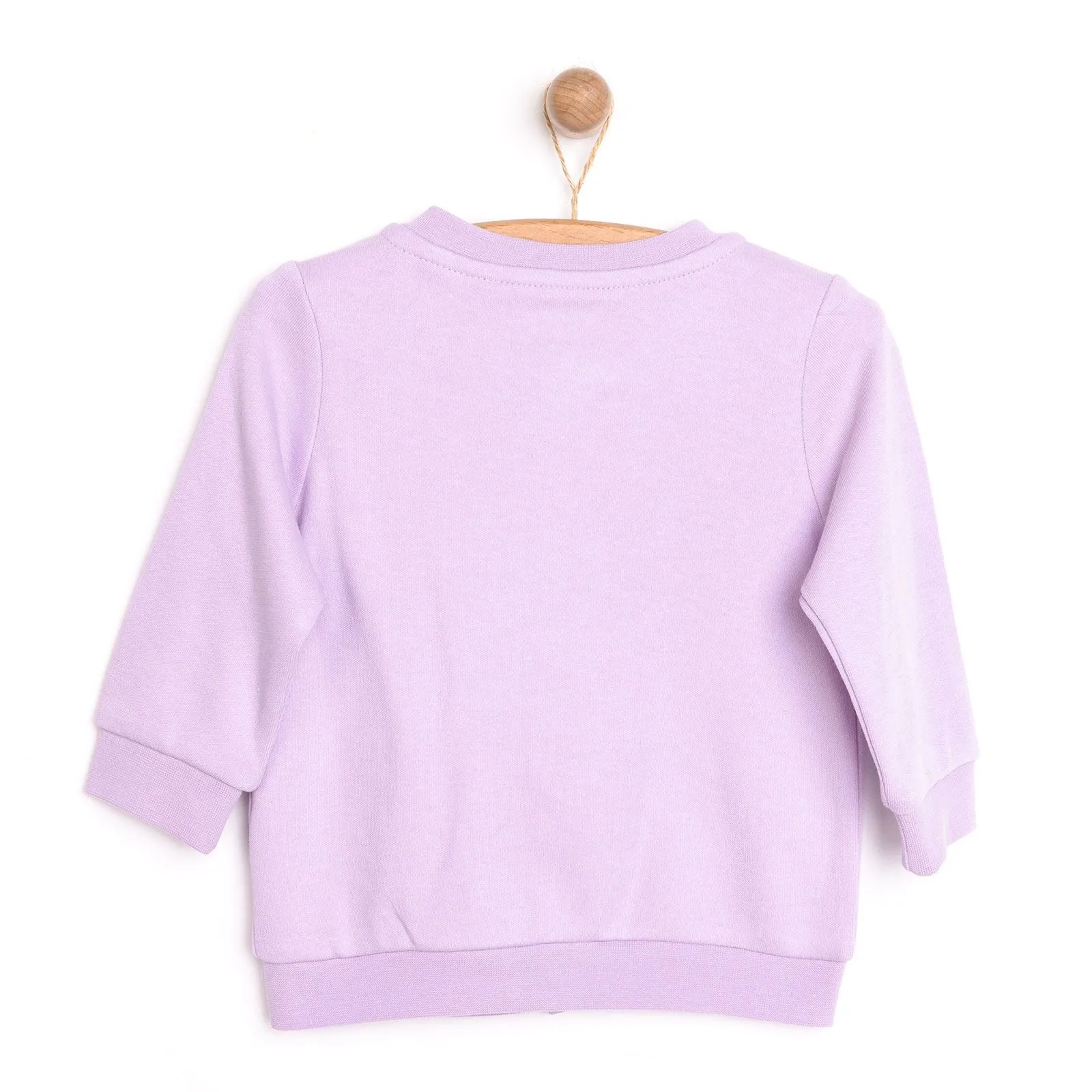HelloBaby Basic Rib Cardigan - Purple