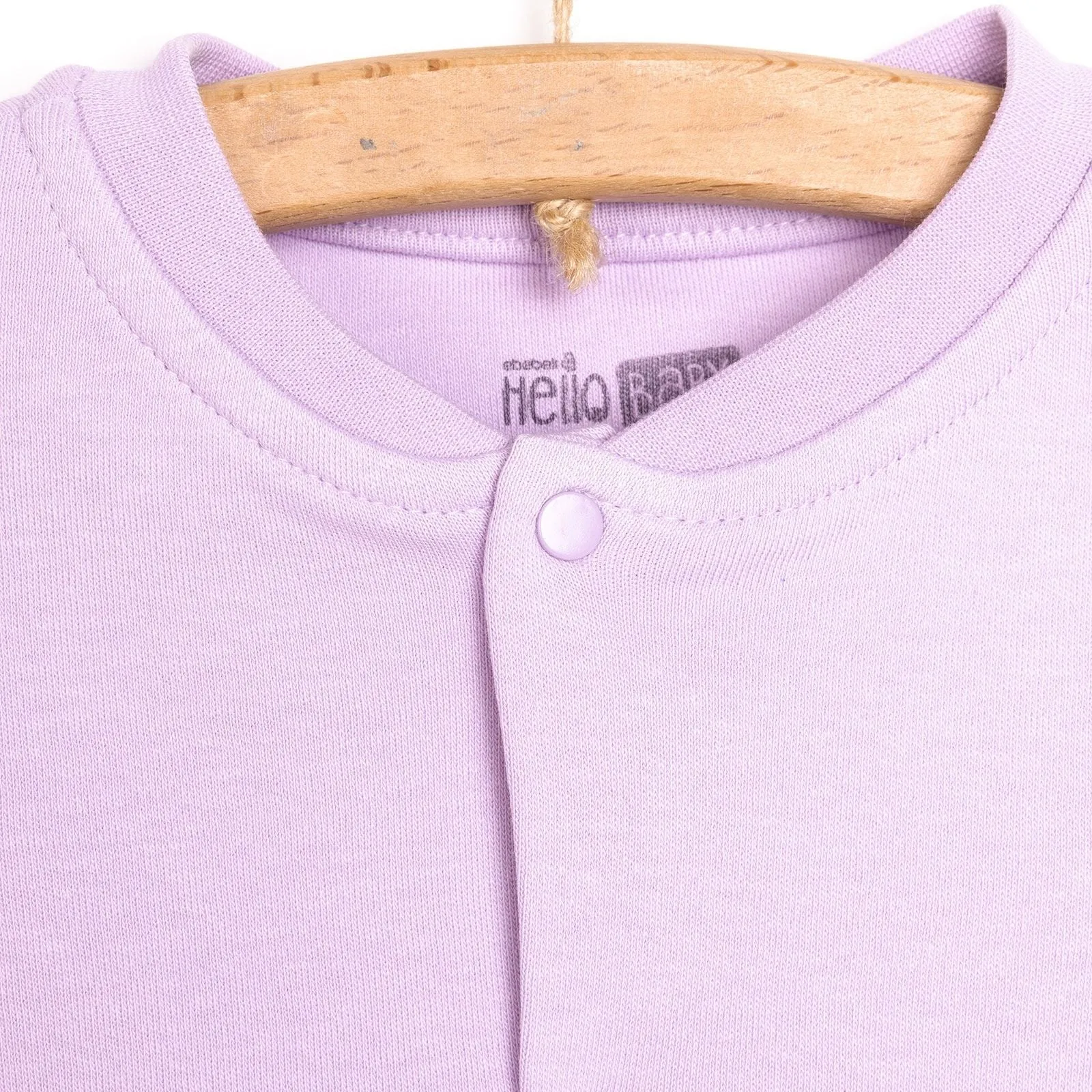 HelloBaby Basic Rib Cardigan - Purple