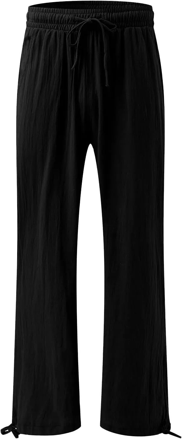 High Waisted Palazzo Pants for Women, Wide Leg Trousers Women, Casual Boho Pants with Pockets for Work or Lounge